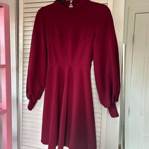 New With Tags! Nasty Gal Belted High Neck Skater Mini Dress